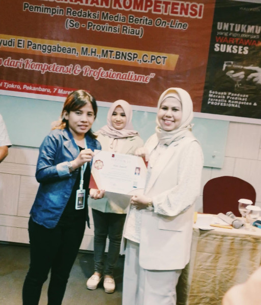 Pelatihan Jurnalis Tingkat Pemimpin Redaksi Se Riau, Wahyudi El Panggabean : Tak Kenal Maka Tak Sayang