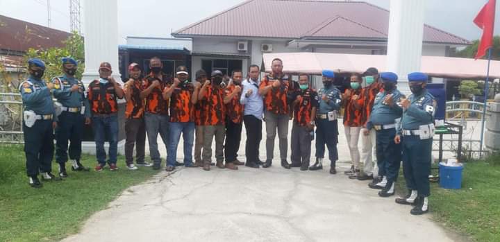 PAC Pemuda Pancasila Dumai kota ikut merayakan Dirgahayu Dampomal ke 75