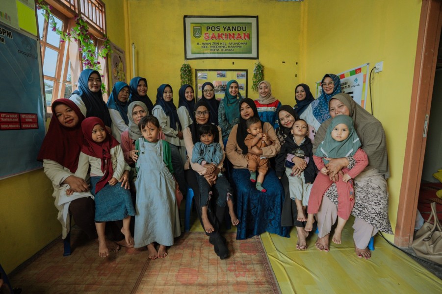 Semangat Hari Kebangkitan Nasional 2026, Pertamina Patra Niaga Kilang Dumai Bersama Kelompok Wanita Mundam Berseri Perkuat Pencegahan Stunting di Pesisir Dumai