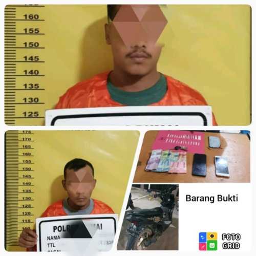 Unit Reskrim Polsek Sungai Sembilan Jajaran Polres Dumai Kembali Berhasil Membekuk 2  Pelaku Tindak Pidana Penyalahgunaan Narkotika