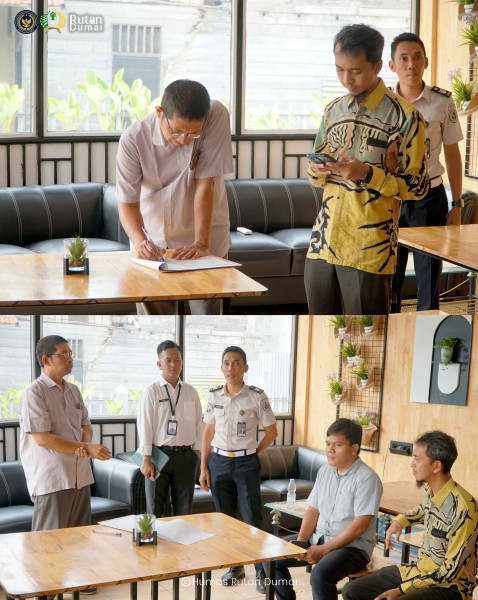 Survei Lapangan Izin Sewa BMN, Rutan Dumai Terima Kunjungan KPKNL Dumai.
