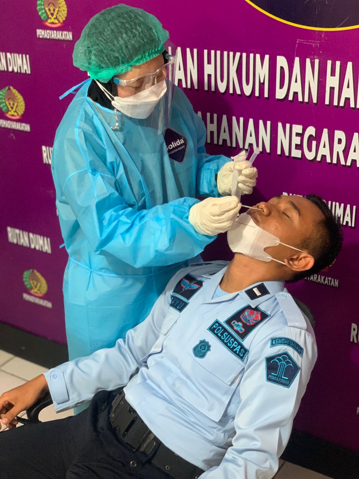 Langkah  Pasti  Antisipasi  Penyebaran  Covid-19, Seluruh Petugas Laksanakan Pemeriksaan  Rapid Antigen