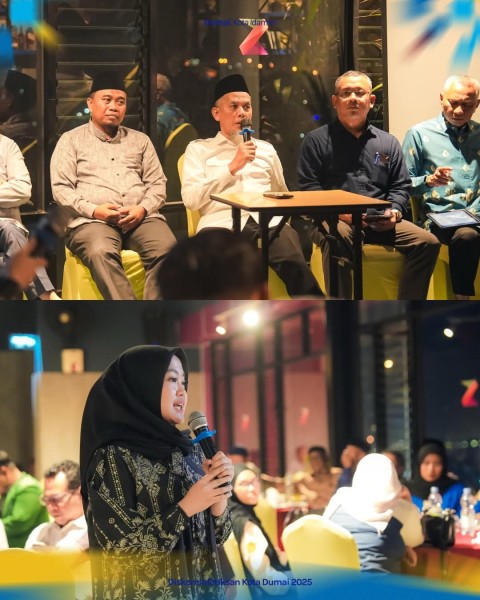 Ketua DPRD Agus Miswandi,S.A.B Memberikan Sambutan Undangan Silahturahmi