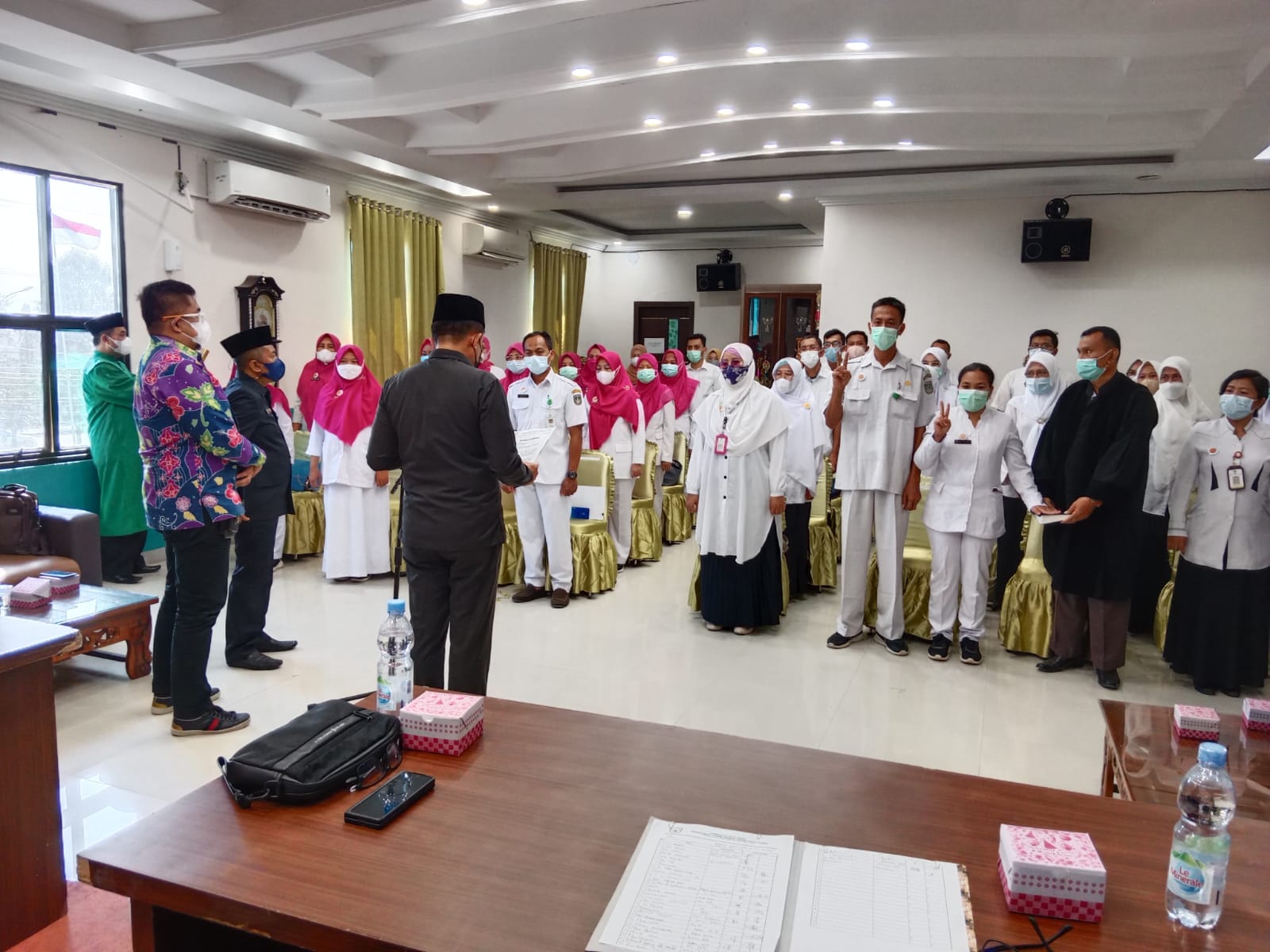 Dirut Melantik 35 Kepala Instalasi dan 38 Orang Kepala Ruangan di Lingkungan RSUD Dumai