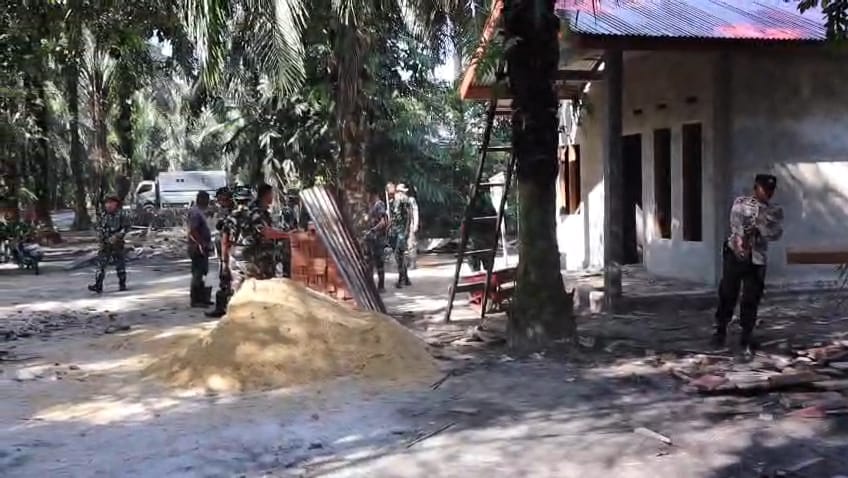 TMMD Ke- 124 KODIM Dumai Impian Puluhan Tahun Untuk Memiliki Rumah Tidak Layak Huni RTLH