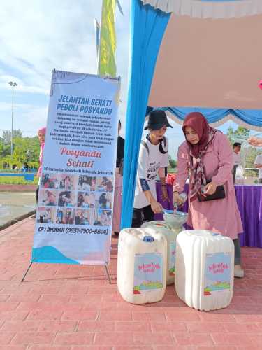 Momen Jalan Sehat BUMN ke-25, KPI RU Dumai Berhasil Kumpulkan 44 Kg Minyak Jelantah
