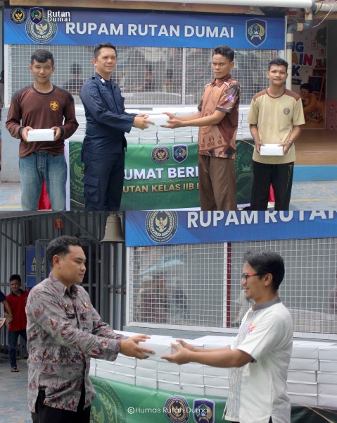 Rutan Dumai Berbagi Jumat Berkah Kepada Warga Binaan