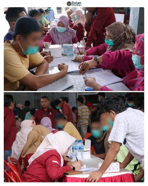 Dinkes Melalui Puskesmas Kolaboraai bersama Rutan Dumai Gelar Giat Screening VCT