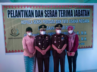 Pisah Sambut Kasi Datun Oleh Kajari Dumai Berjalan Dengan Lancar