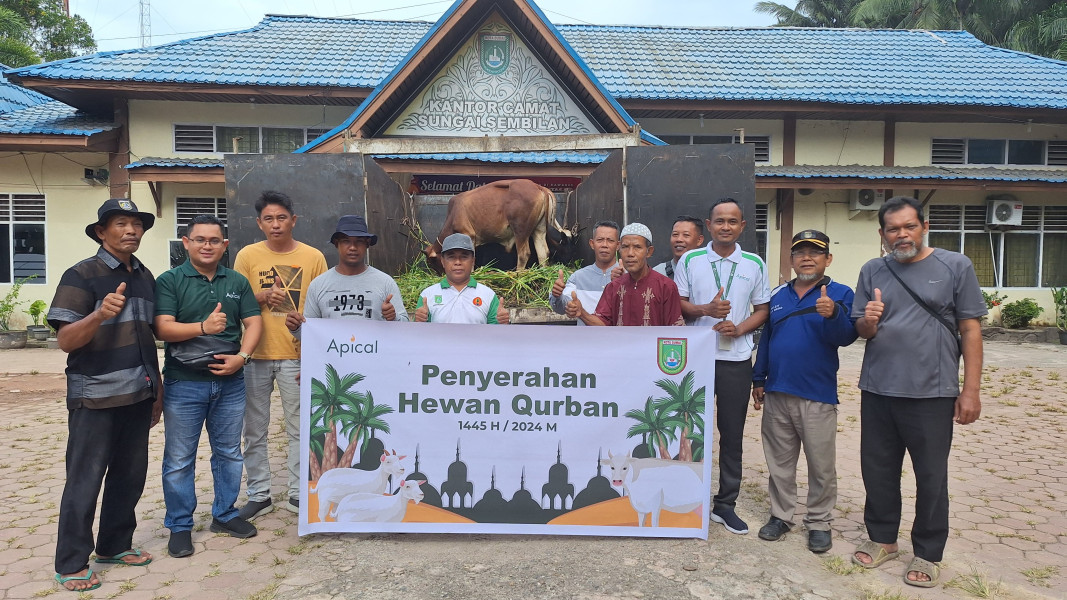 Peringati Hari Raya Idul Adha, Apical Dumai Salurkan Hewan Kurban ke Masyarakat