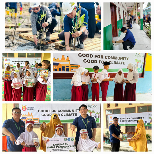 Peringati RGE Founder’s Day 2024, Apical Dumai Lakukan Serangkaian Kegiatan yang Baik untuk Masyarakat dan Iklim