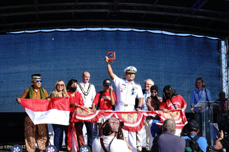 Etape Pertama Tall Ship Race Selesai, KRI Bima Suci Tetap Menjadi Peserta Spektakuler