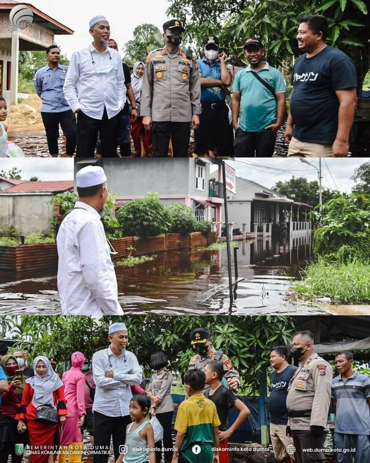 Pemko Dumai Pastikan Bantuan Sampai Kepada Warga Terdampak Banjir