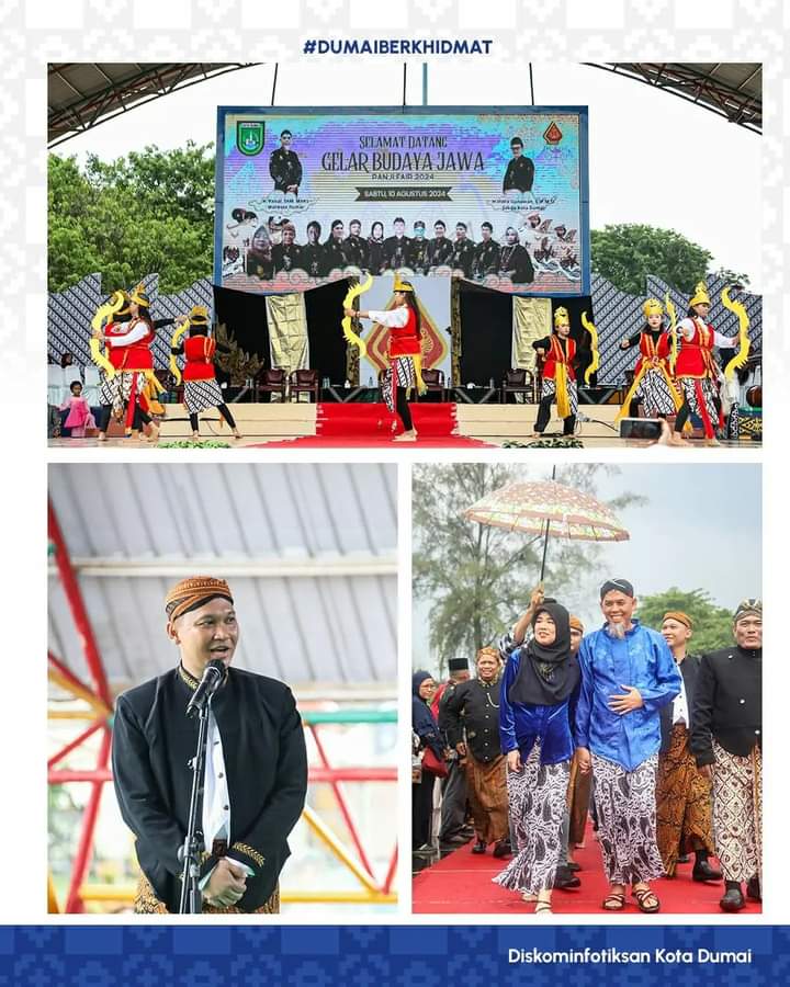 Ribuan Masyarakat Dari Seluruh Penjuru Kota Dumai  Khususnya Suku Jawa Memadati Taman Bukit Gelanggang