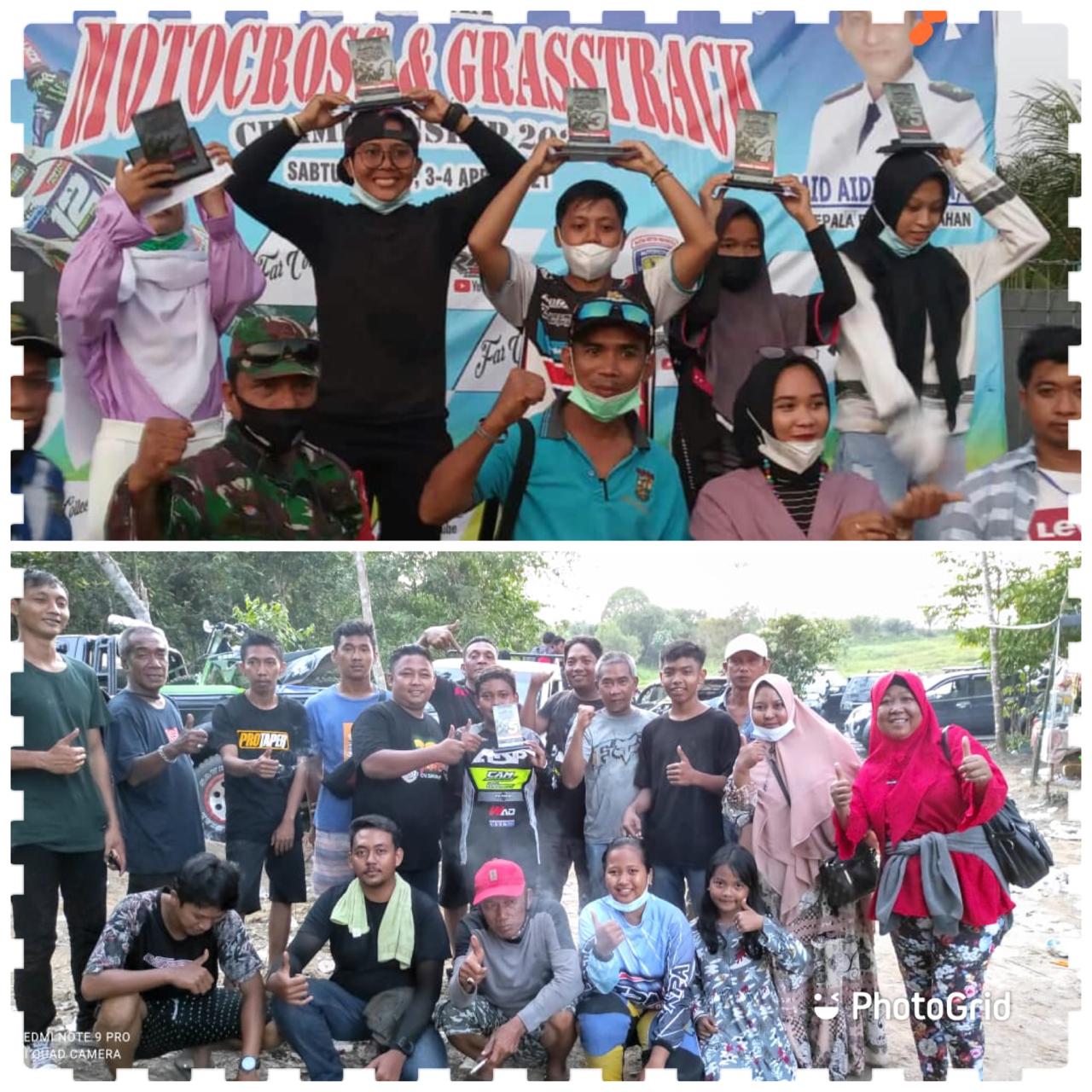 IMCD( ikatan moto cross dumai) Ipang  Dan Shifa Berhasil Menduduki Peringkat Ke 5 Di Perlombaan Motocross Di Daerah  Petapahan Riau
