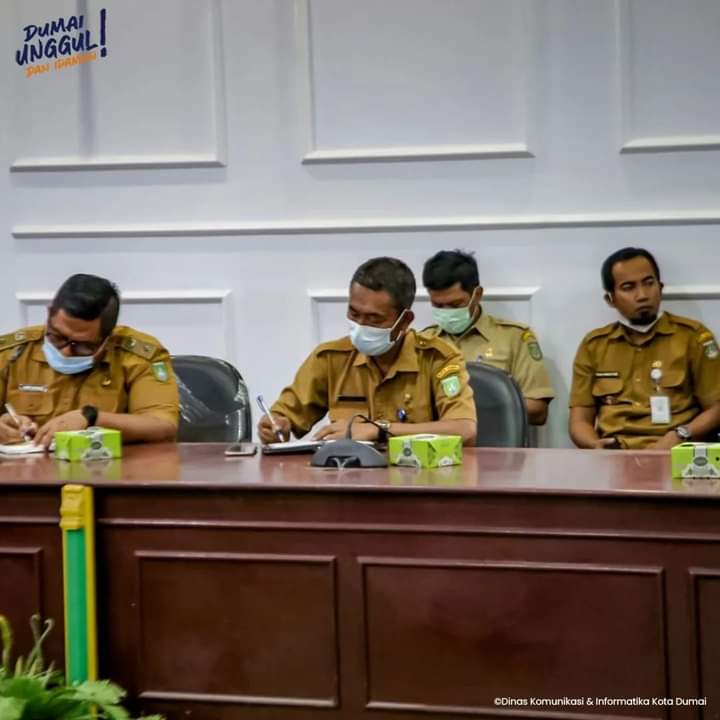 Wali Kota Dumai, H. Paisal, SKM, MARS, Hadiri Rapat Koordinasi Penanganan Banjir