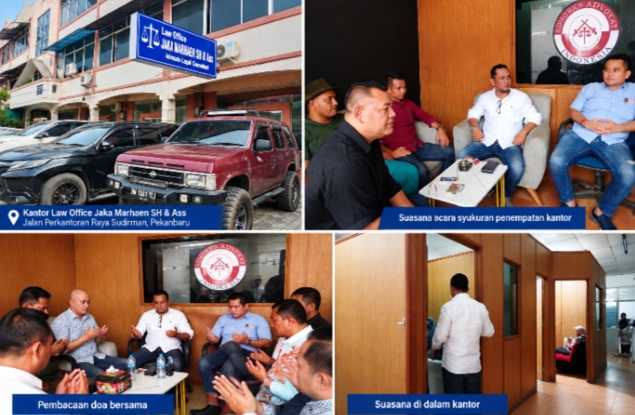 Pererat Silaturahmi Sesama Advokat, Jaka Marhaen Gelar Syukuran Kantor.