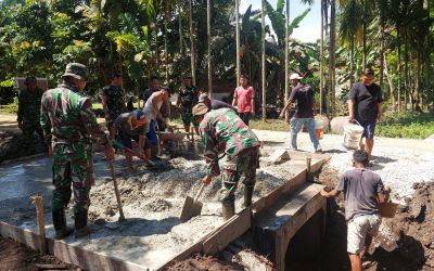TMMD Ke-124  Kodim 0320 Dumai Membangun Desa