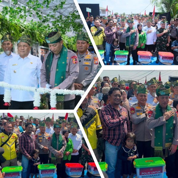 Kapolri Resmikan 80 Jembatan Merah Putih Presisi, Total 110 Unit Perkuat Konektivitas dan Kesejahteraan Masyarakat Riau