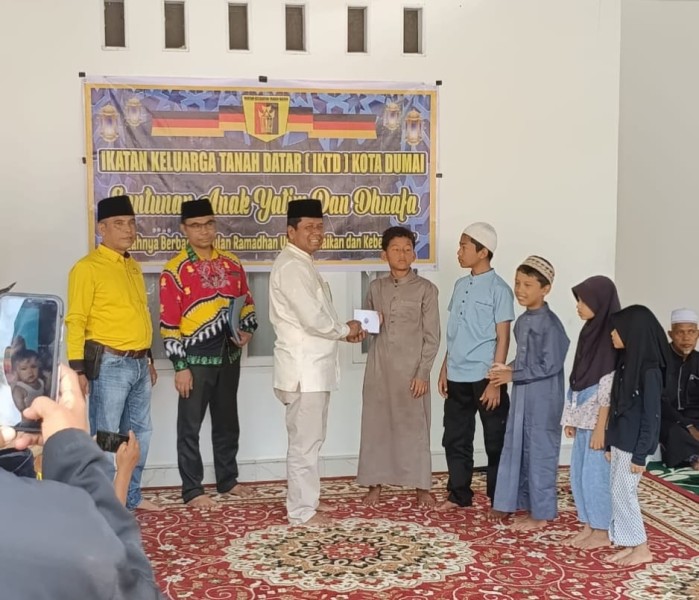 Sambut Berkah Ramadhan, IKTD Kota Dumai Santuni Anak Yatim dan Dhuafa