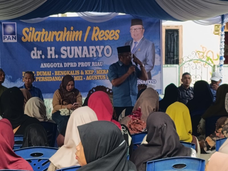 dr. H. Sunaryo Menggelar Kegiatan Reses Sekaligus Silaturahmi Bersama Masyarakat