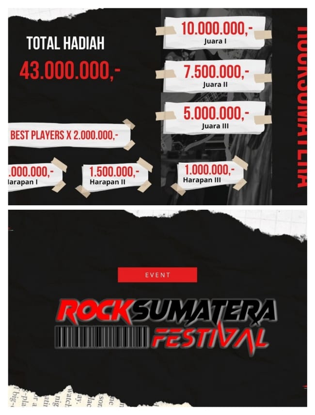 RockSumatera Festival Dibuka, Saatnya Jiwa Rock Unjuk Kebolehan 
