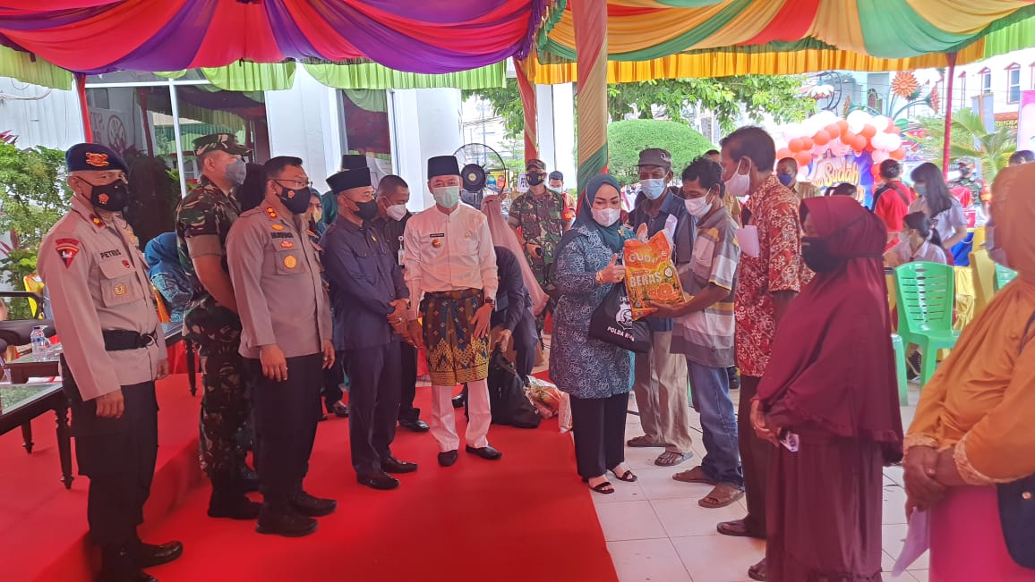 Dibuka Bupati Rohil, Kapolres Targetkan Vaksinasi Massal 7.000 Dosis