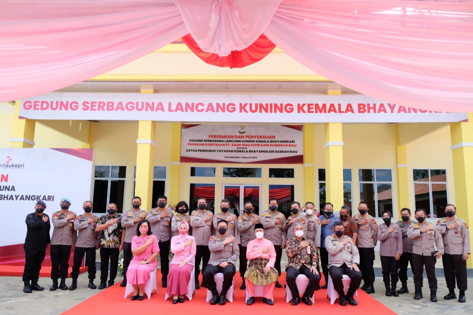 Gedung Serbaguna Lancang Kuning Kemala Bhayangkari Diresmikan