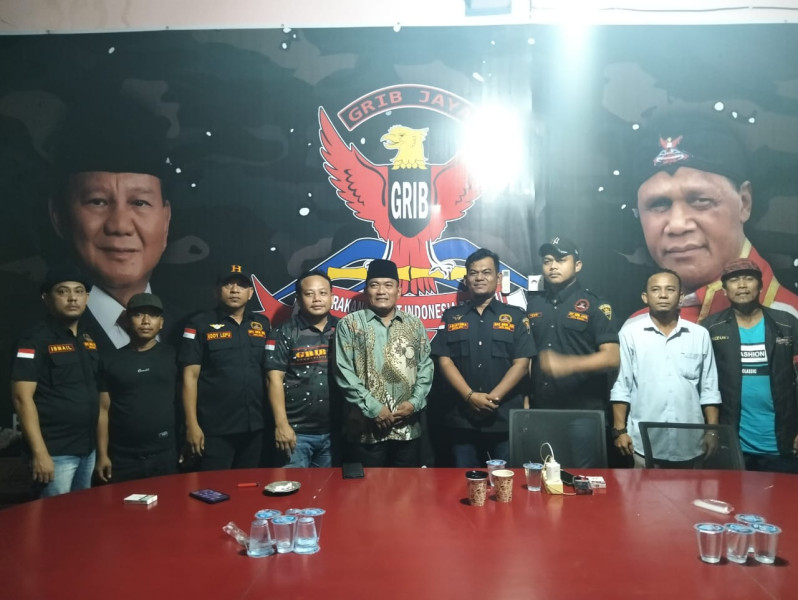 Kuatkan Hubungan Dengan Ormas, Sugiyarto Kunjungi Markas GRIB Jaya Dumai