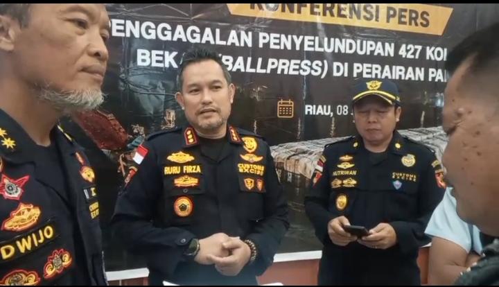 Sebanyak 427 Koli Ballpress Berhasil di Amankan Patroli Jaring Sriwijaya 2026