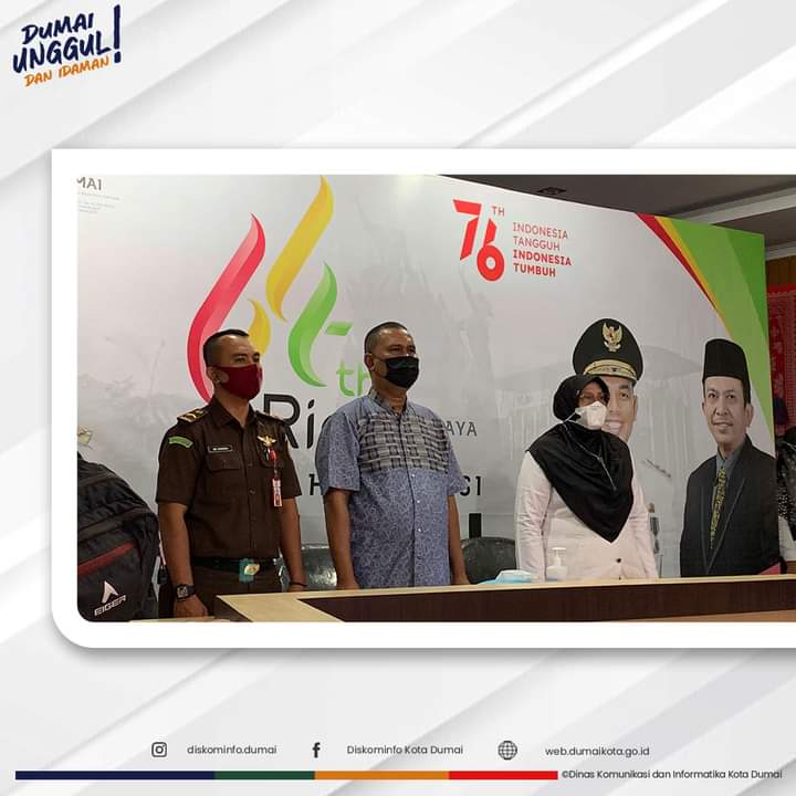 Pemko Dumai, Polres Dumai, dan Kejari Dumai Hadiri Rakernas Satgas Saber Pungli Tahun 2021