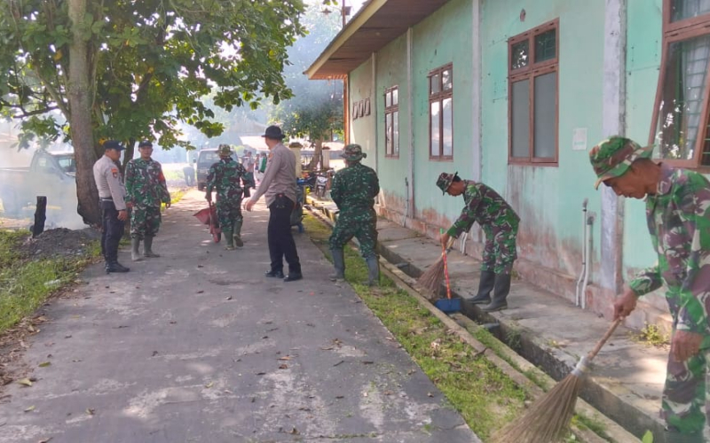Antusiasme Warga Bukit Kayu Kapur Bersama TMMD Ke-124 Kodim 0320 Dumai