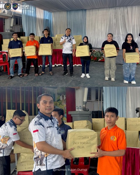 Puncak HBP ke-62, Rutan Dumai Bagikan Hadiah Lomba