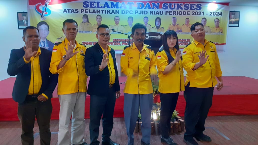 Pelantikan Pengurus DPC PJID Kabupaten Rokan Hilir Secara Resmi Dilantik, Priode 2021-2024 