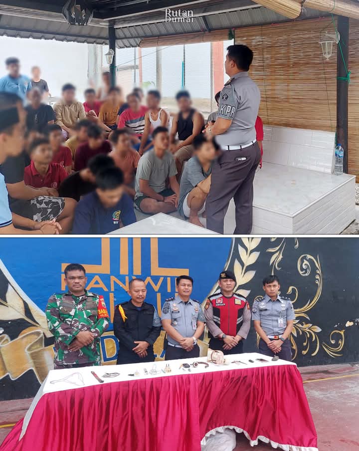 Rutan Dumai Kembali Razia Blok Hunian Bersama APH