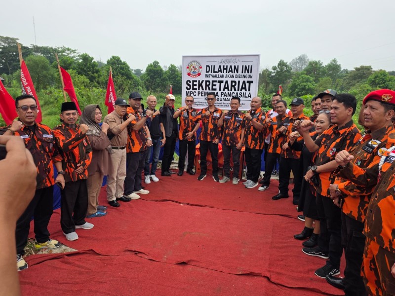 MPC Pemuda Pancasila Kota Dumai Resmikan Lahan Pembangunan Sekretariat