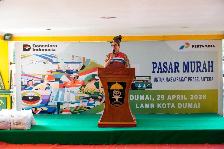 Pertamina Patra Niaga Kilang Dumai Hadirkan Pasar Murah Bagi 1.000 Masyarakat Prasejahtera di Dumai