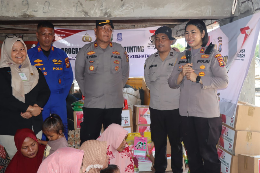 Dalam Rangka Hari Bhayangkara Ke – 77 Tahun 2023, Polres Dumai Menggelar Bakti Sosial dan Pengobatan Gratis di Kota Dumai