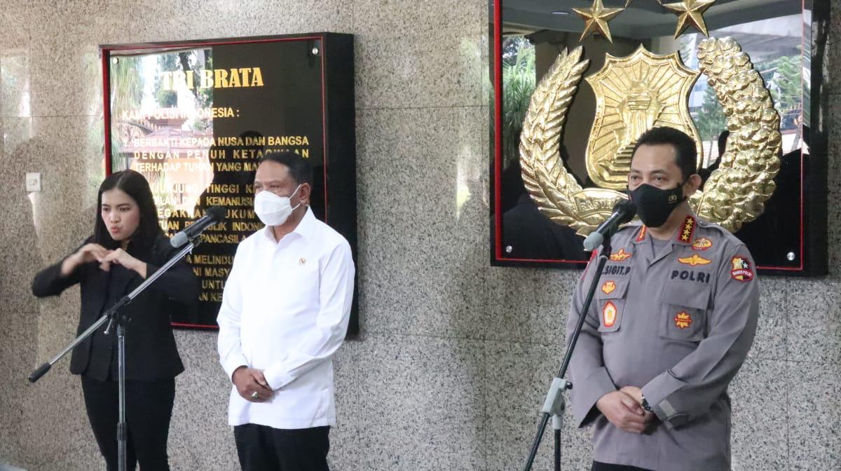 Disambangi Mempora,Kapolri Bahas Kegiatan Olahraga Bisa Terlaksana Di Saat Pandemi