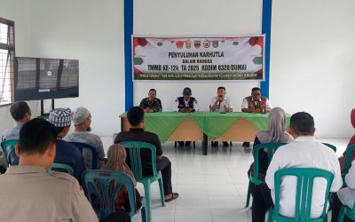 Antusiasme Warga yang mengikuti kegiatan penyuluhan tentang Kebakaran Hutan dan Lahan (Karhutla) oleh Kodim 0320 Dumai