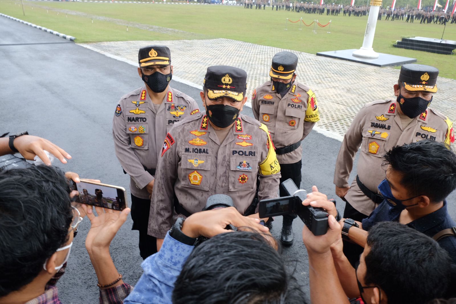 1.067 Personel Polda Riau Naik Pangkat, Kapolda Riau Tekankan Tanggung Jawab Dalam Menjalankan Tugas