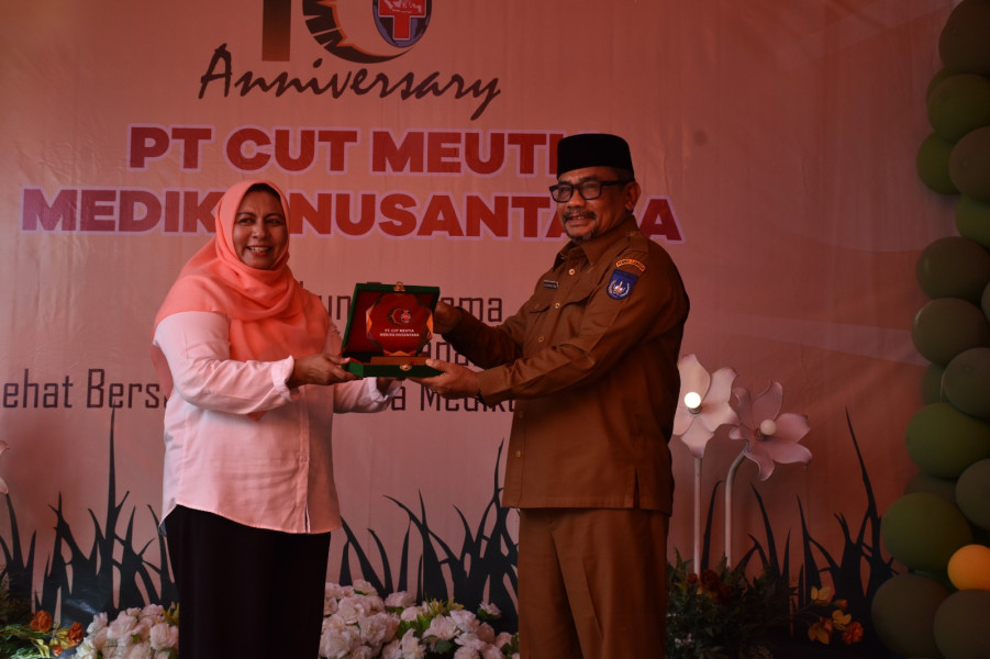 PJ.Walikota Langsa Ir.Said Mahdum Majid Menghadiri HUT KE 10 PT.Mutia Medika Nusantara