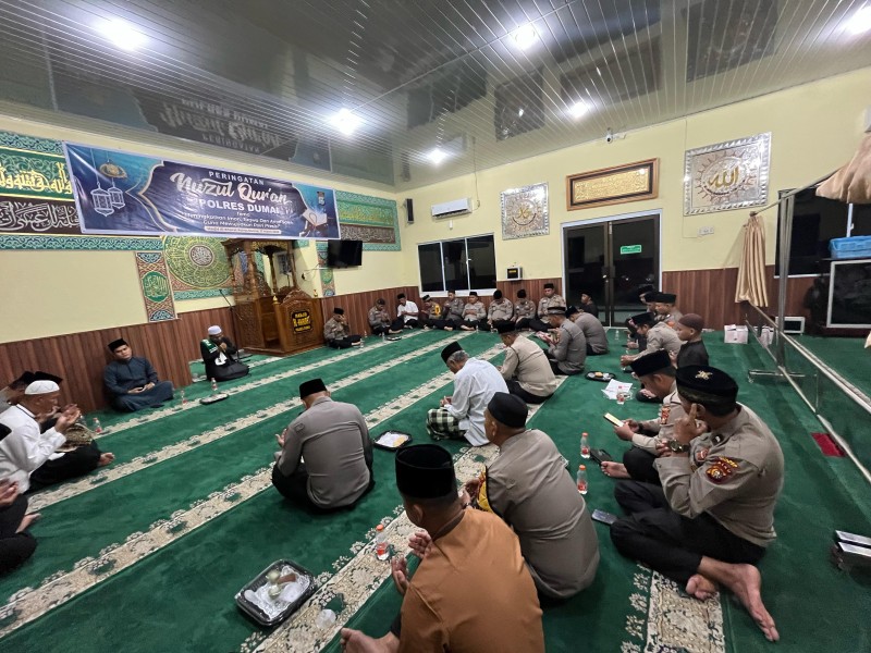 Kapolres Dumai Menekankan Ajaran Agama Akan Berdampak Positif Pada Kinerja Kepolisian.