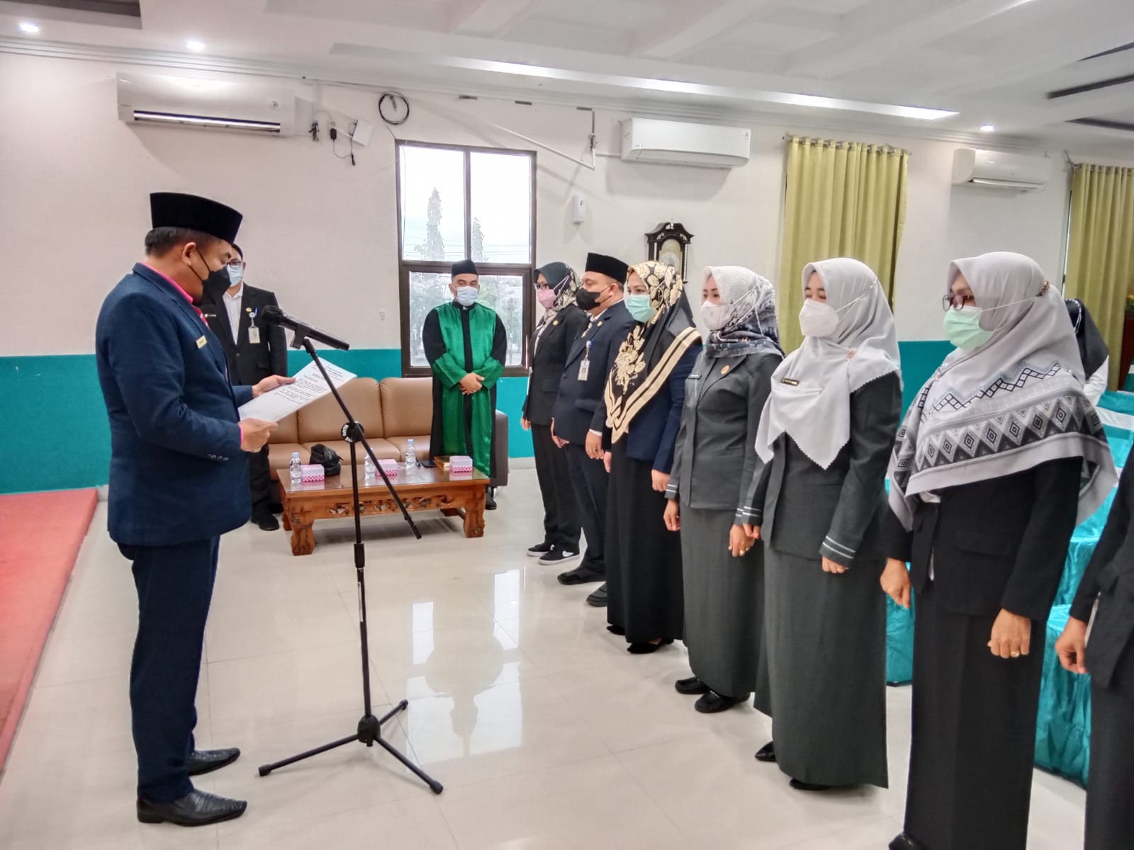 Direktur RSUD Dumai Lantik 9 Pejabat Administrator dan Pengawasan di Lingkungan Pemerintah Kota Dumai