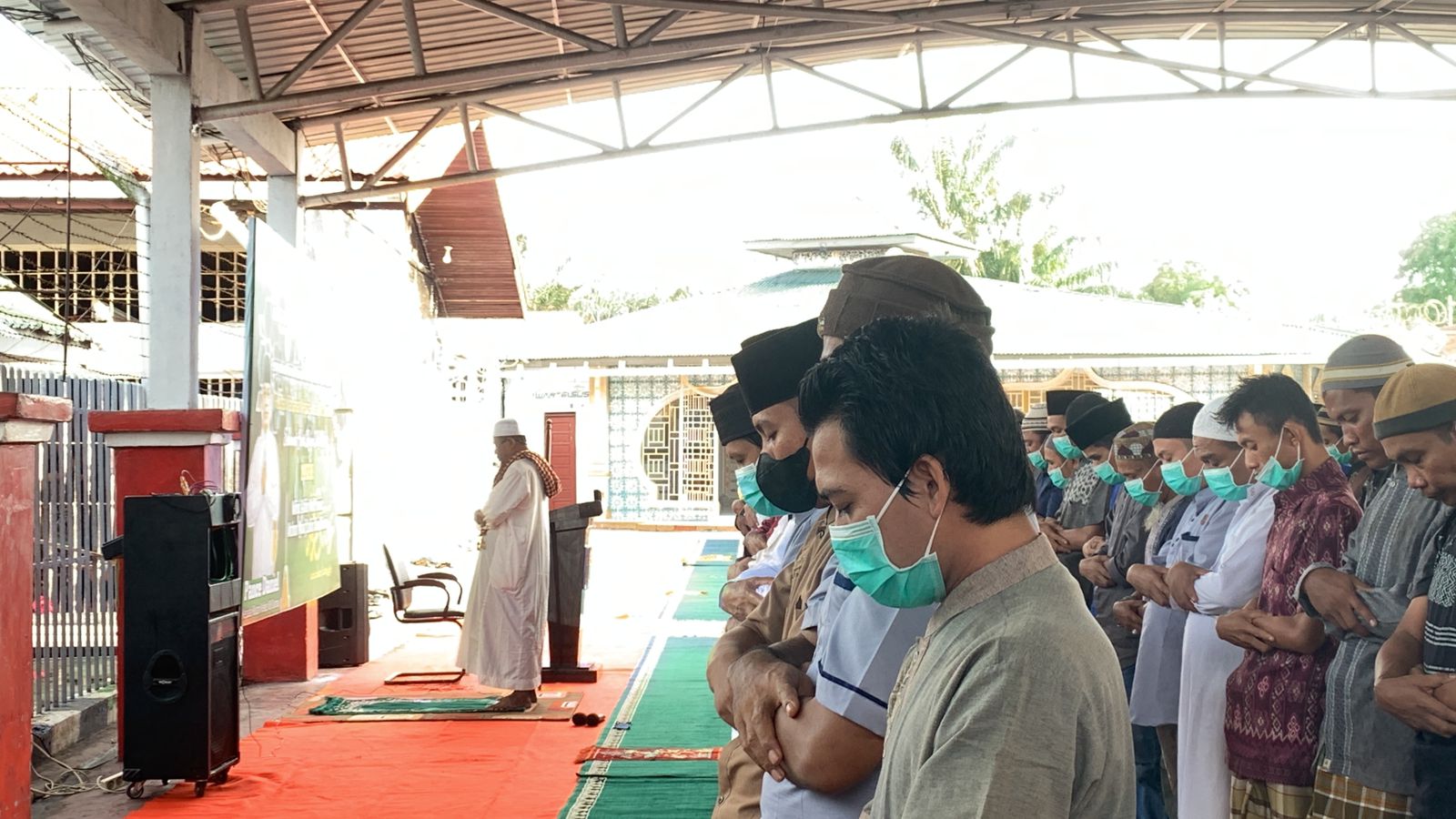 Sholat Ied Berjamaah dan Penyerahan Secara Simbolis Remisi Khusus Hari Raya Idul Fitri Tahun 2022 Pada Rutan Kelas IIB Dumai