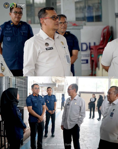 Pastikan Pembinaan dan Layanan Pemasyarakatan Berjalan Optimal, Staf Ahli dan Tenaga Ahli Menteri Imipas Kunjungi Rutan Dumai.