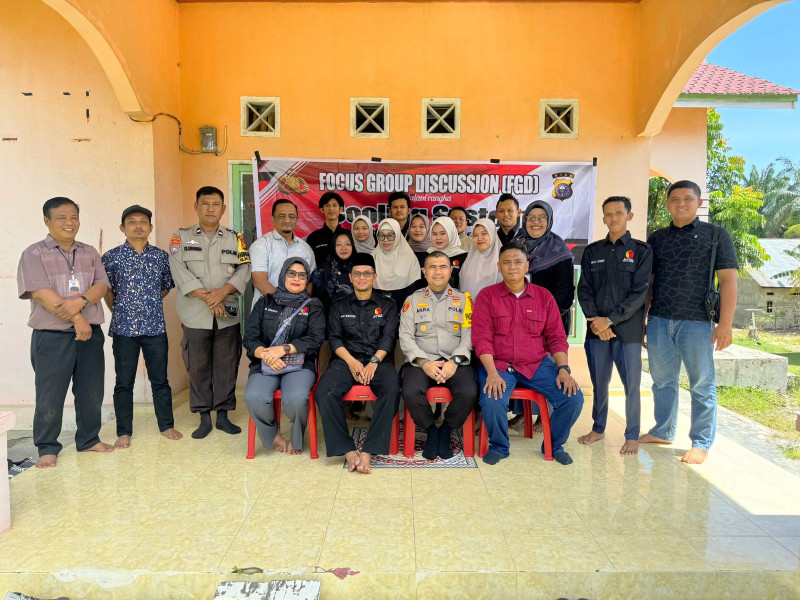 Polsek Bukit Kapur Melaksanakan Kegiatan Cooling System Dalam Bentuk Focus Group Discussion (FGD)