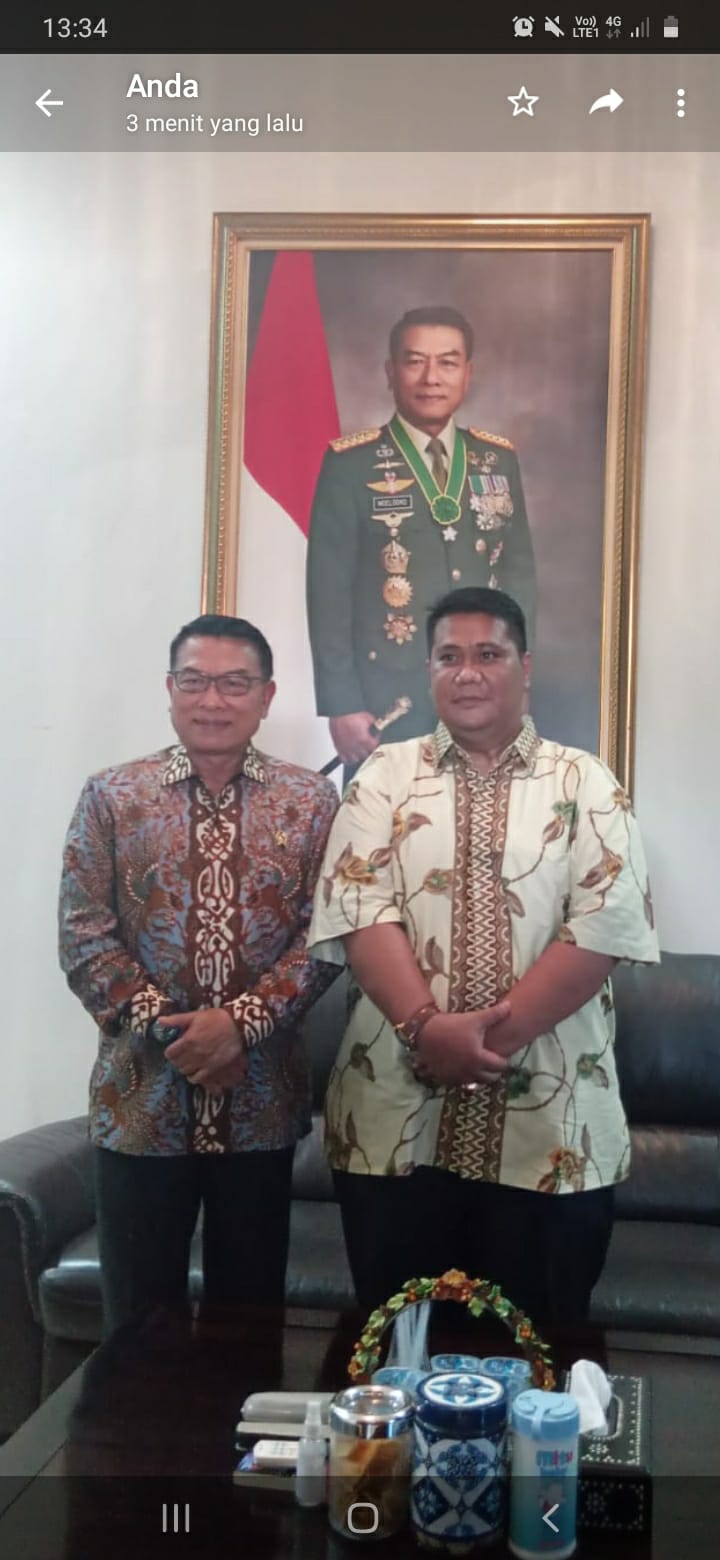 Moeldoko Center Temu Ramah Dengan Jenderal TNI Purnawirawan  Moeldoko Dirumah Dinasnya Jalan Menteng Jakarta Pusat