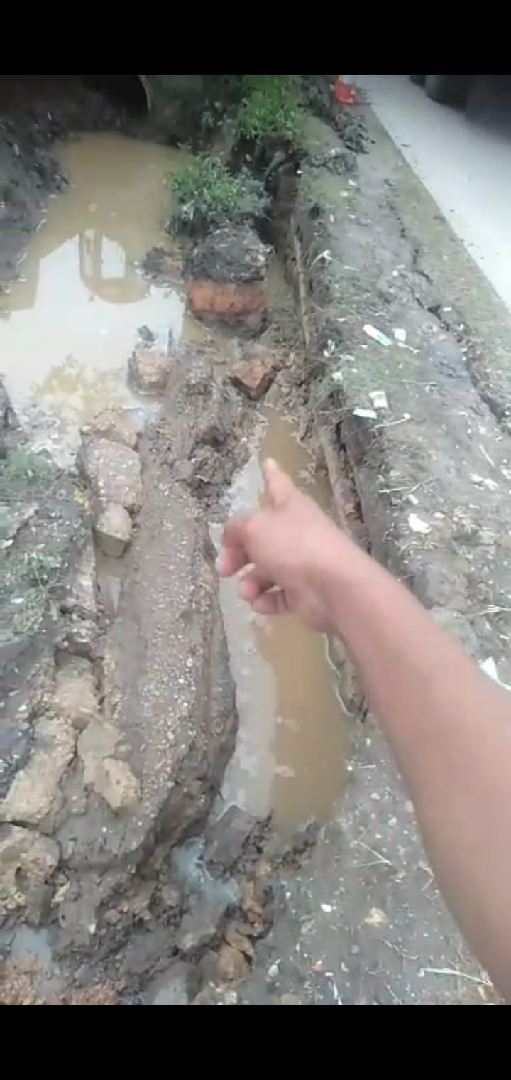 Masyarakat Purnama Kawatir Dengan Hasil Galian Pipa PDAM di Duga Tidak Sesuai SOP.