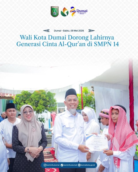 Wali Kota Dumai H. Paisal Menghadiri Sekaligus Membuka Kegiatan Wisuda Tahfidz dan Khatam Al-Qur’an